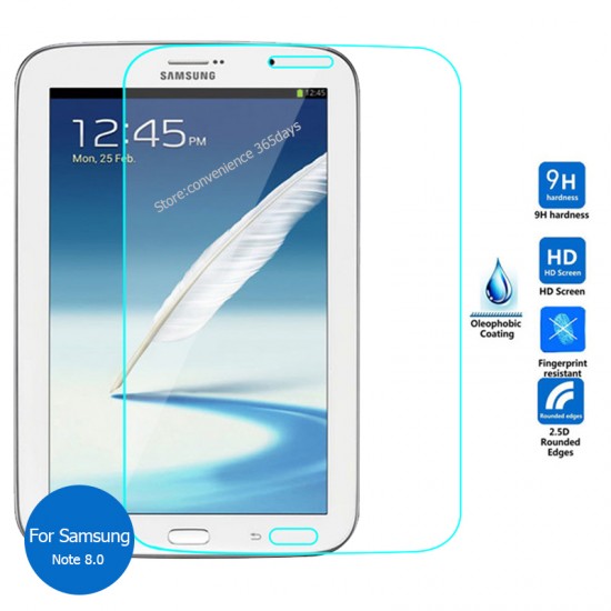 Screen Glass Protector Tablet Samsung Galaxy Note 8.0 Lte N5100